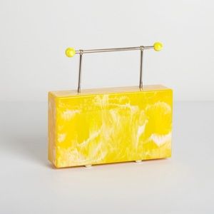 RESPIRO STUDIO Edie Box Bag in Amber